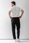 Men's Adjustable Waist Pocket Jogger Trousers Black - 5060 - 8