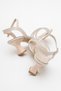 Women's Piping 3 Stone Heeled Shoes Ten Skin - 4