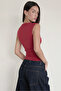 V-Neck Stretchy Cropped Blouse WFT8070B - 3