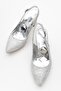 Women's High Heel Shoes Silver Water - 5