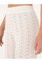 White Loose Fit Knitwear Trousers 50305606-Vr013 - 5