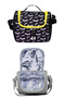 3-Piece Primary School Yellow Printed School Bag with Lunch and Pen Holder for Boys - 4