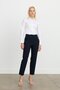 Buy Pensli Iron-On Carrot Trousers Navy Blue - 2