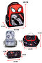 3-Piece Elementary School Spider-Man Printed School Bag with Lunch and Pen Holder for Boys - 2