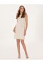 Ecru A-Line Knitwear Dress 50306434-Vr019