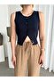 Buttoned Cut Out Knitwear Vest - 6