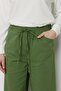 Loose Leg Canvas Denim Trousers with Elastic Waist Amazon - 3