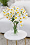 Artificial Wildflower Bundle of 18, 40 cm White