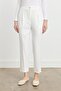 Carrot Trousers with Elastic Waist at the Back Ecru - 4