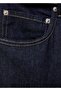 Straight Cut Belt Jeans - 7