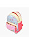 Doodle Print Backpack with Zip Closure and Laptop Compartment - 28x23x12 cms - 7