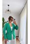 Luxury Quality Linen Jacket with Lacing Details - 3