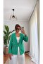 Luxury Quality Linen Jacket with Lacing Details - 7