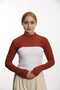 Hijab Neck Collar Oversleeve Bolero Crop Neck Collar