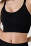 Women's Seamless Sports Tank, Strap Crop, Sports Bra with Breast Support, Rope Detail - 8
