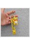 3D Led Lighted Cute Mascot Keychain Colorful Effect Bag Car Ornament Cute Figure Gift 1 Piece - 5