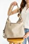 Large Size Soft Leather Both Back and Shoulder Bag 540 - 3