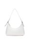 Women's White Baguette Hand and Shoulder Bag - 2