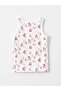 Ecru Crew Neck Baby Girl Undershirt 3-Piece - 3