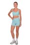 Women's Short Biker Leggings Mint Green - C518 - 6