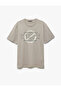Crew Neck Cotton Regular Fit Short Sleeve Slogan Printed T-Shirt