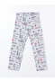 Shirt Collar Patterned Women's Pajamas Set - 8