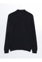 Polo Neck Long Sleeve Men's Knitwear Sweater - 6