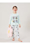 Crew Neck Girl's Pajama Set