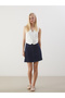 Standard Fit Mini Jean Skirt