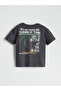 Printed Boys' T-Shirt and Pocketed Shorts 2-Piece Set - 5