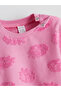 Embossed Printed Baby Girl Blouse and Shorts 2-Piece - 3