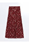 Patterned Women's Skirt with Elastic Waist - 6
