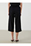 Elastic Waist Textured Women's Capri (S5) - 4