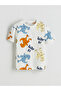Dinosaur Printed Boys T-Shirt and Shorts 2-Piece - 2