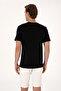 Men's Regular Fit Black Crew Neck T-Shirt 50306923-Vr046 - 5