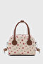 Flower Pattern Green-Red Vintage Versatile Pu Leather Crossbody Bag 275
