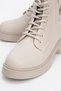 Lace-Up Elastic Buckle Women's Boots Ten Skin - 3