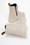 Lace-Up Women's Boots Cream Skin - 4