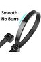 YU WELL ECRAB Cable Zip Ties Heavy Duty 12 Inch 100 Pack, ECRAB UV Resistant 120 Pounds Strong Nylon - 8
