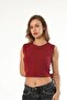 5 Pieces Lycra Zero Sleeve Crop 95% Cotton 5% Lycra