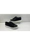 3761 Black Genuine Leather Orthopedic Sole Men's Shoes