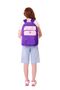 Kauko Holiday Girl's Six-Compartment Rosette School Backpack - Purple Pink - K1829 - 6