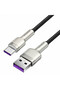 USB to Type-C Data Cable 66W, 2m, Baseus Cafule - Black - 4