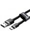 USB Type-C Data Cable, 2A, 3m, Cafule - Dark Gray - 3