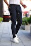 Men's Elastic Regular Fit Jeans Pants Raw Blue - 2