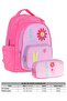 Kids Glitter Love Patterned Girl's School Bag and Three-Eye Pencil Bag Set (L5211+L8211) - 3