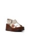 Blue L Cas Sandals For Women - 4