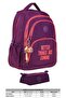 Crinkle School Backpack and Pen Holder Set - Purple - Girl (K1678+K2643) - 2