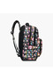 Anime Print 3-Compartment Backpack with Adjustable Straps and Zip Closure - 32x20x45 cms - 4