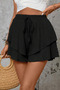 Women's Flounced Lace Shorts